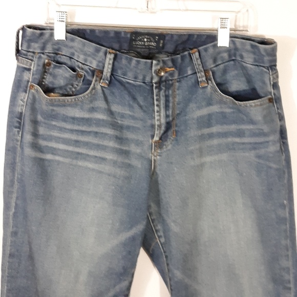 Lucky Brand Sweet Jean Crop Flap Pocket Jeans 14 - Picture 6 of 8
